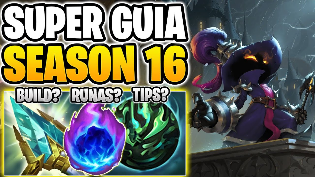 GUIA DE VEIGAR SEASON 16 | COMO JUGAR VEIGAR MID FACIL Y RAPIDO | HABILIDADES, CONSEJOS, BUILD RUNAS