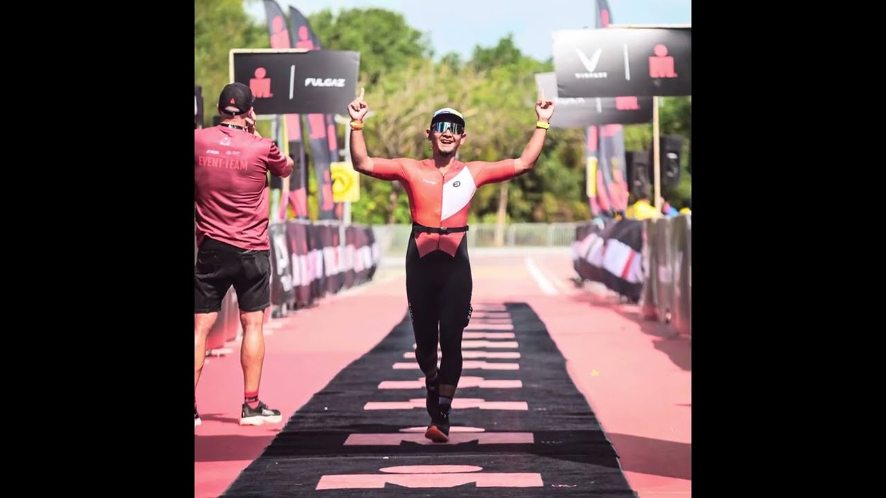 I'M FINISHER IN IRONMAN 70.3 DESARU COAST 2024