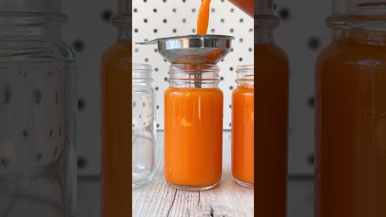 DIY Orange Wellness Shots