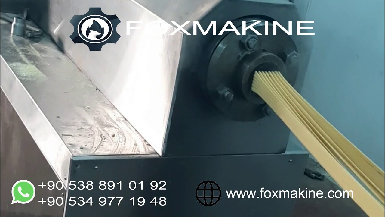 Fox Makine - خطوط إنتاج شيبس الذرة - ماكينة تصنيع شيبس طرابيش طاقة إنتاجية 350 كغ بالساعة - MN004