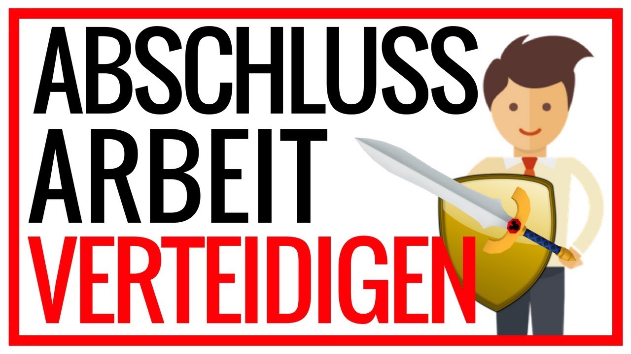 Kolloquium Präsentation | Bachelorarbeit & Masterarbeit eisern verteidigen 🛡️⚔️