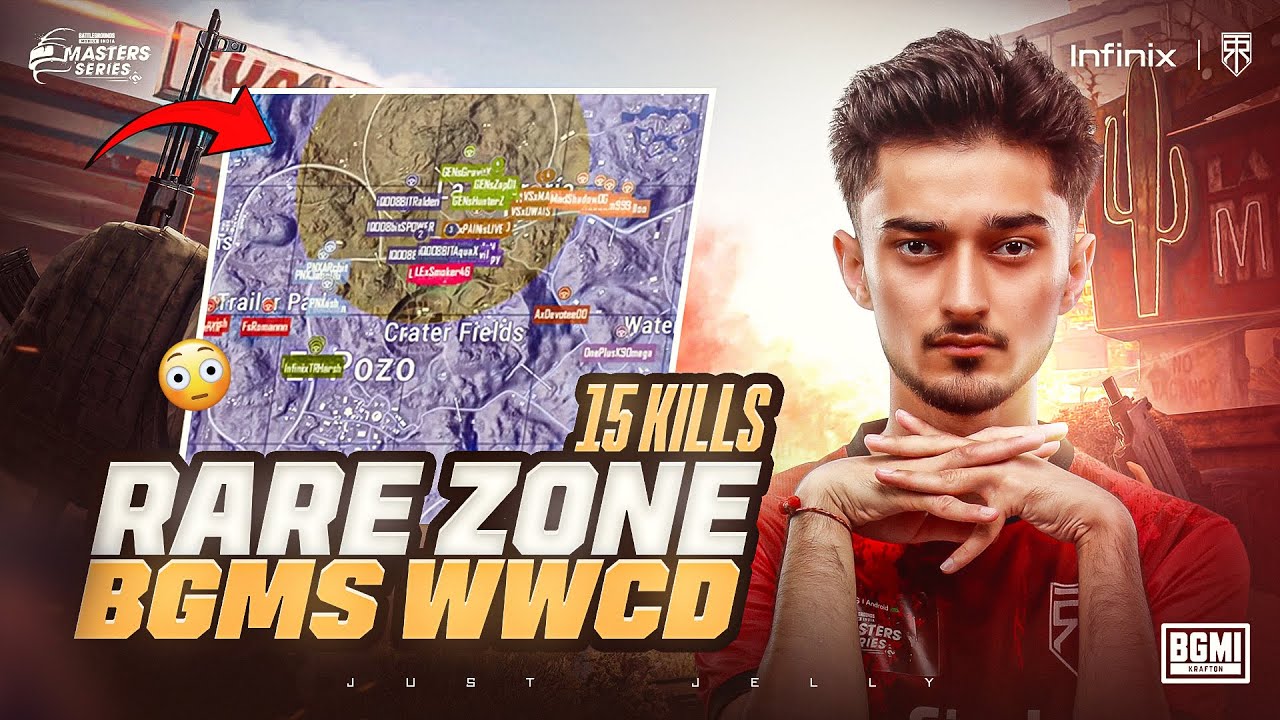 EXTREMELY RARE ZONE ROTATION IN BGMS S4 | 15 KILLS CHICKEN  |