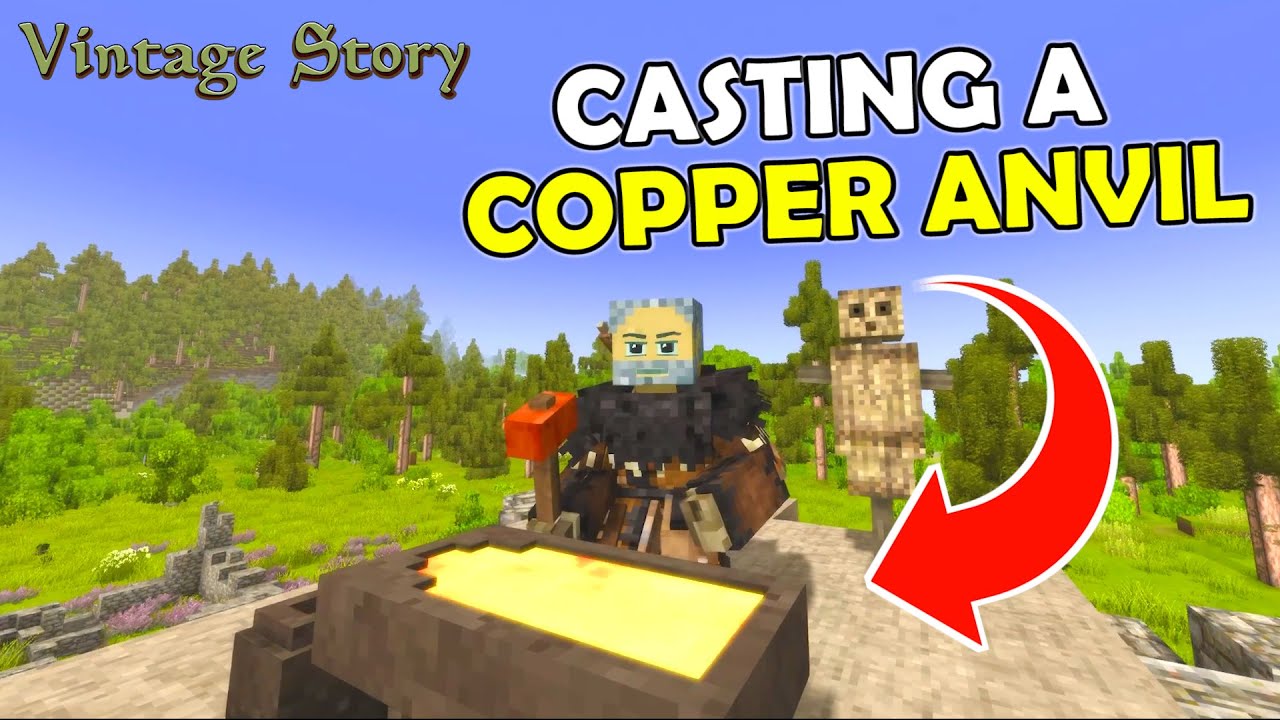 Casting a Copper Anvil - Vintage Story 1.21 (2025) - Ep 13