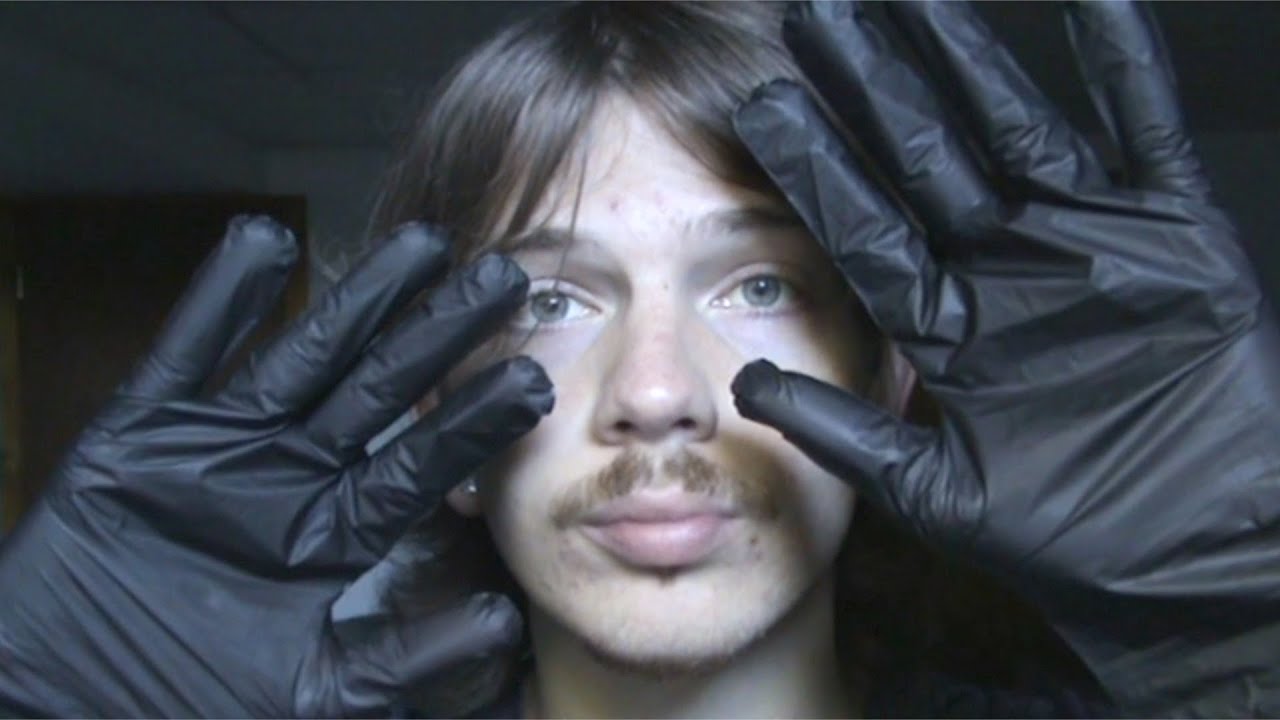 asmr ~ relaxing hand movements (w/ crinkly glove sounds)