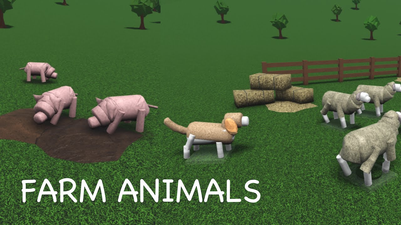3 Custom FARM ANIMALS!! | Bloxburg
