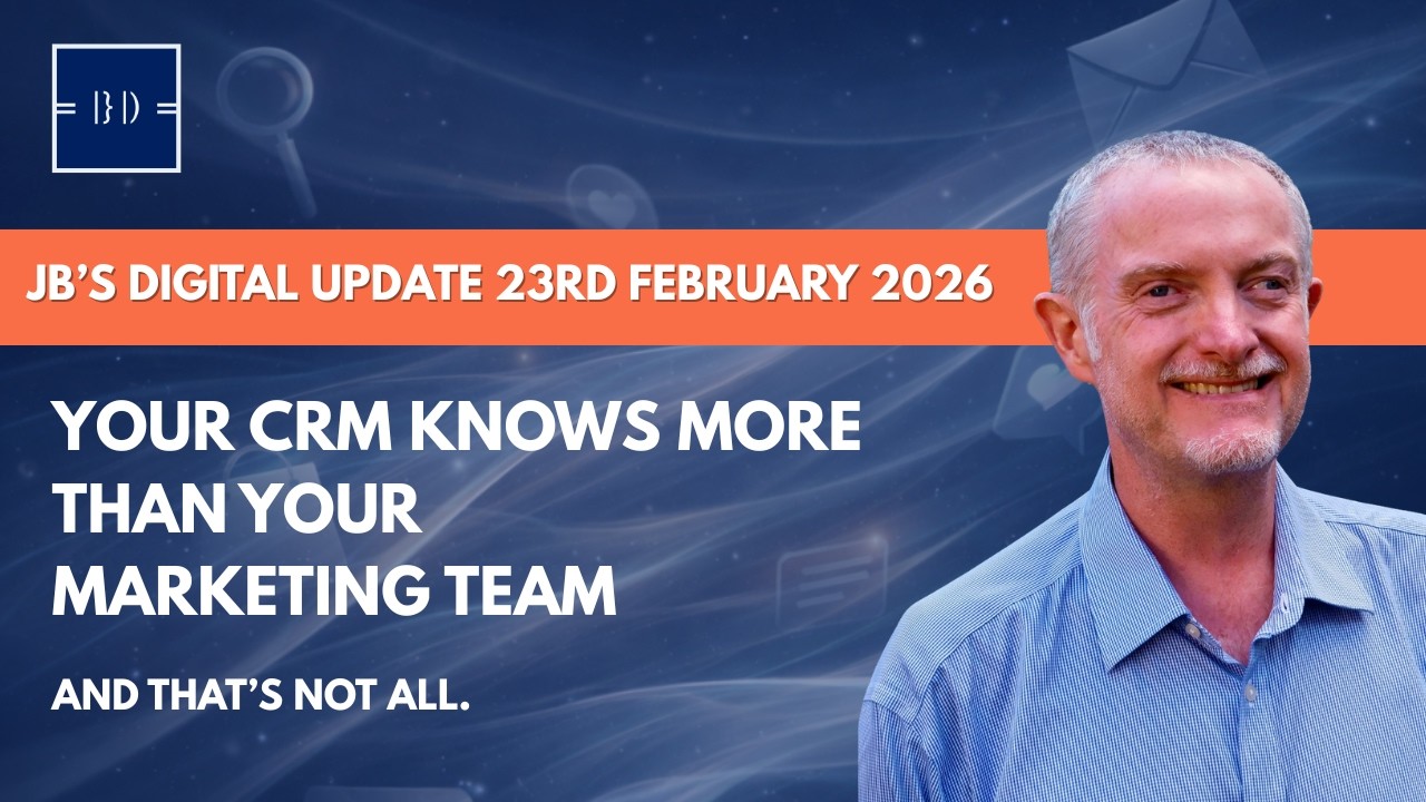 Measurement, Messaging, Metrics and the Myth of Progress - JB's Digital Update 23rd February 2026
