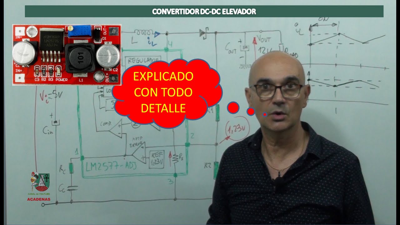 Como trabaja convertidor DC DC Boost (elevador)