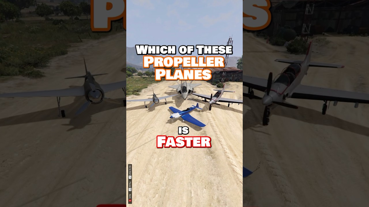 Самый быстрый винтовой самолет в GTA Online?