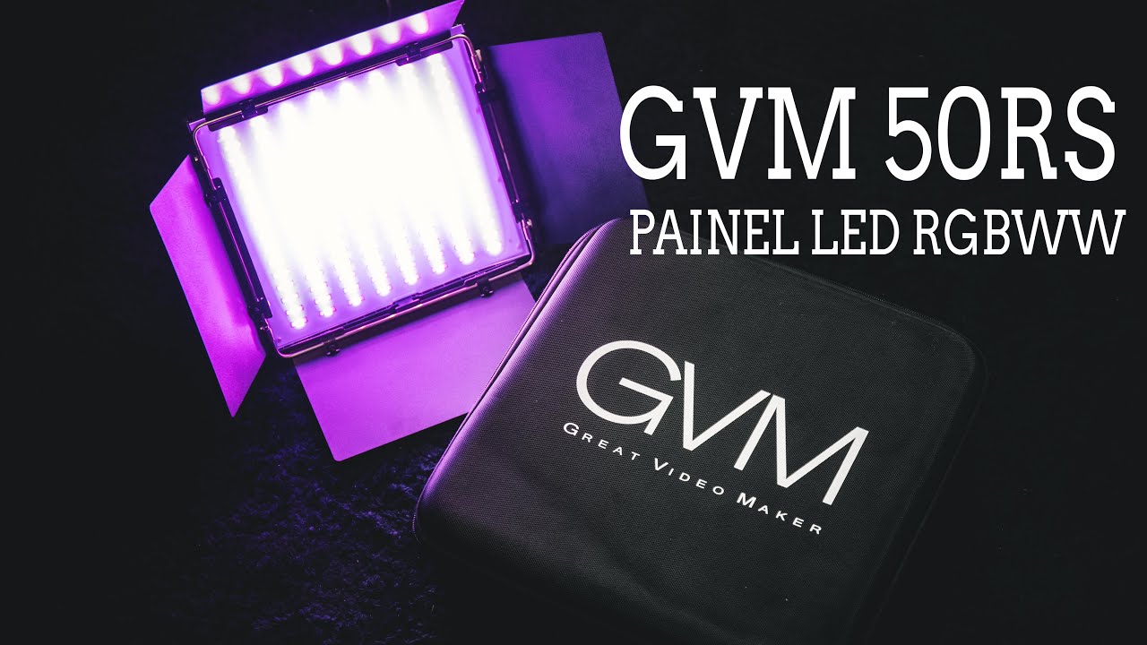 Painel de led GVM 50RS (melhor que Yongnuo?)