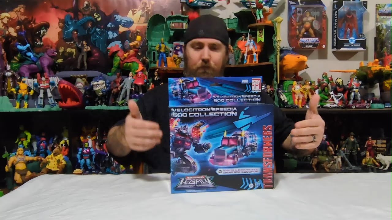 Распаковка и обзор трансформера Transformers Legacy Velocitron Spedia 500 (Robots in Disguise 200...