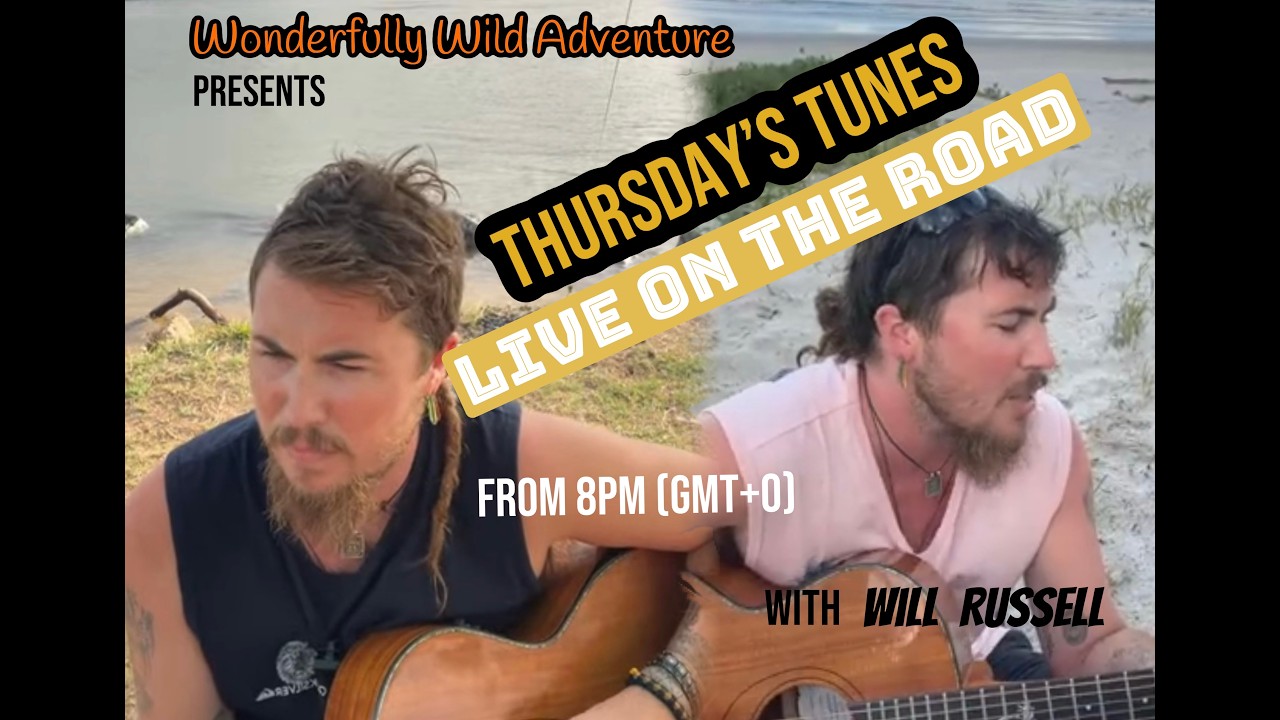 Will Russell live on the road with tunes!