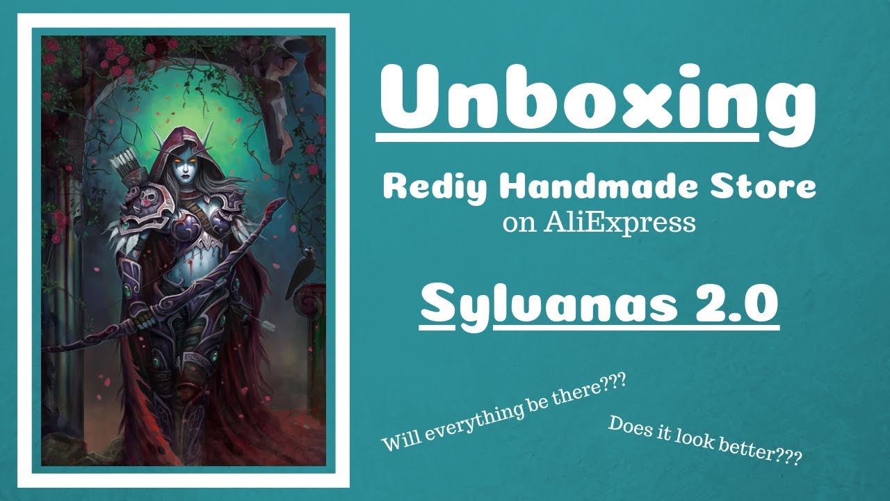 Diamond Painting - Unboxing - Sylvanas 2.0 - Rediy Handmade Store on AliExpress