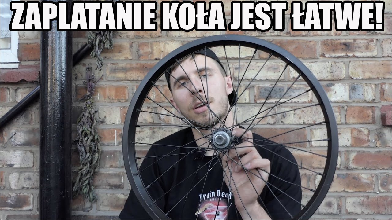 ZAPLATANIE KOŁA na 3 krzyże w rowerze. To naprawdę ŁATWE! - Majster BMX