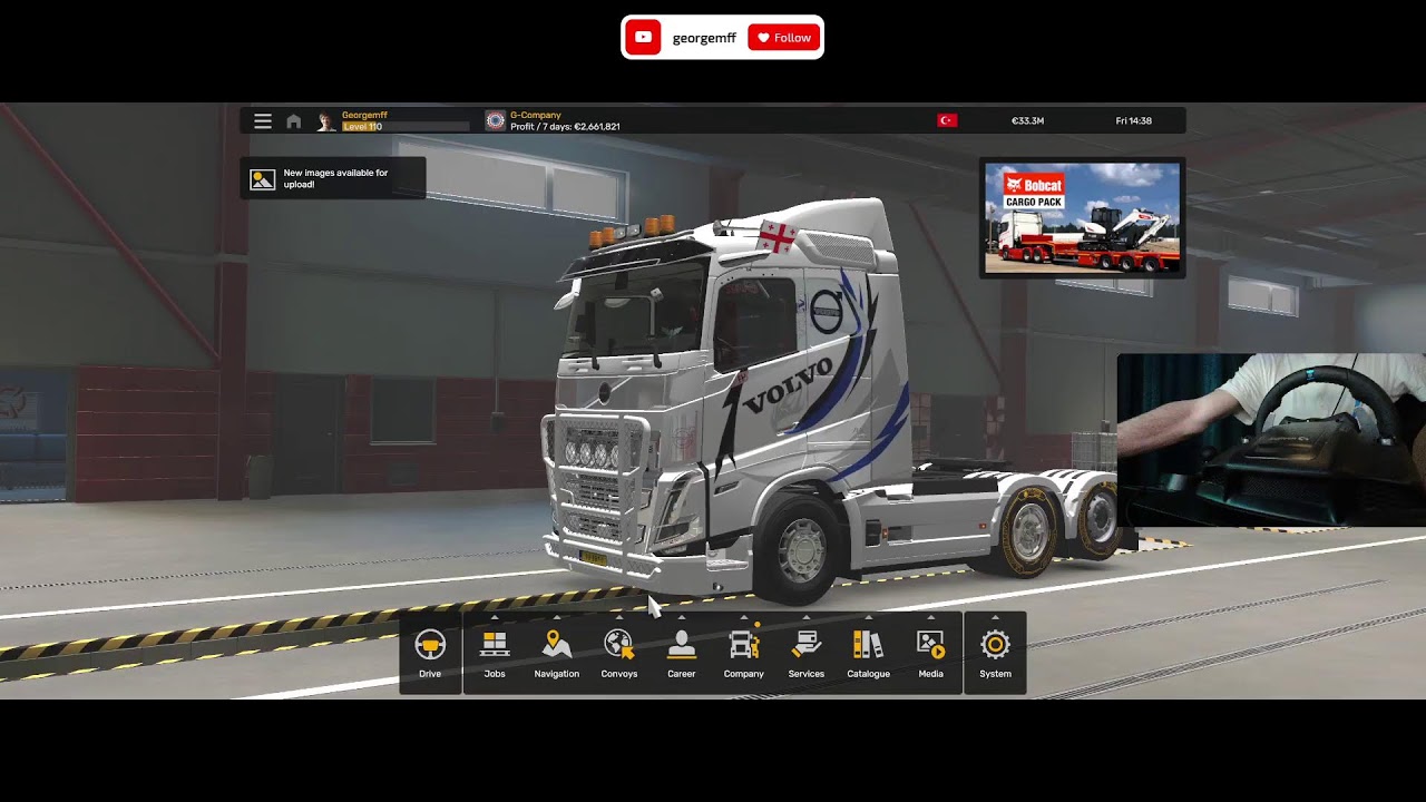 ETS2 Live | Logitech G29 + H Shifter Promods