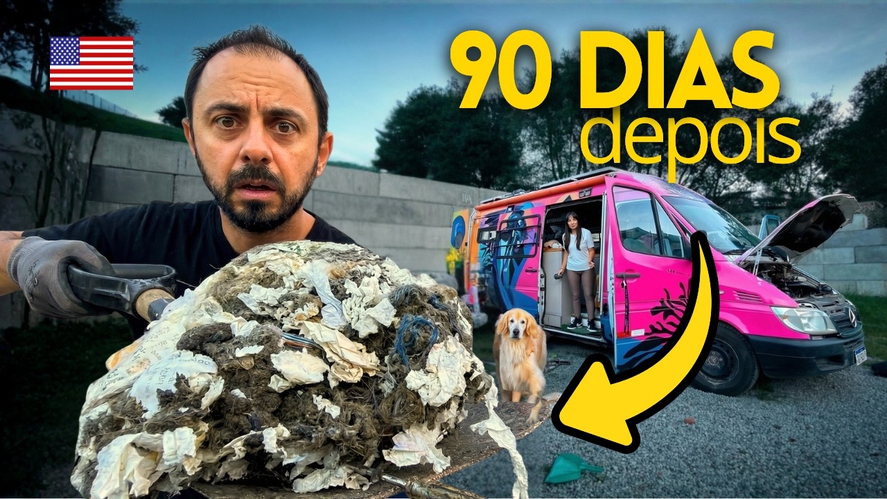 INFESTAÇÃO? ASSIM QUE ENCONTRAMOS NOSSO MOTORHOME depois de 90 dias.
