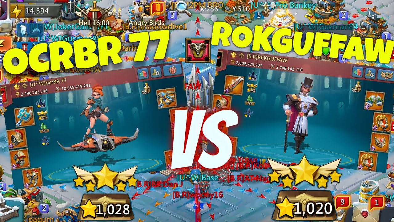 Lords Mobile - Insane WoW at K523. ocrBR77 EMPEROR account is too strong 