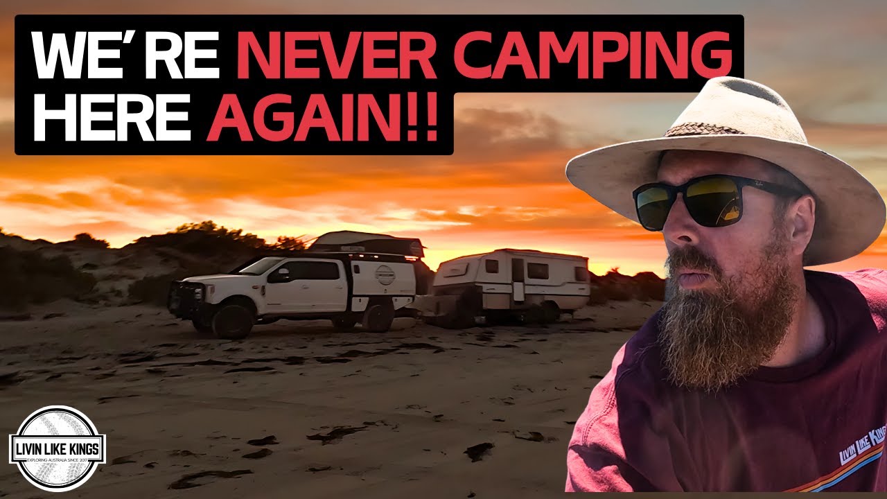 THIS IS THE FIRST AND LAST TIME WE'LL CAMP HERE!!! - Caravanning Australia E134