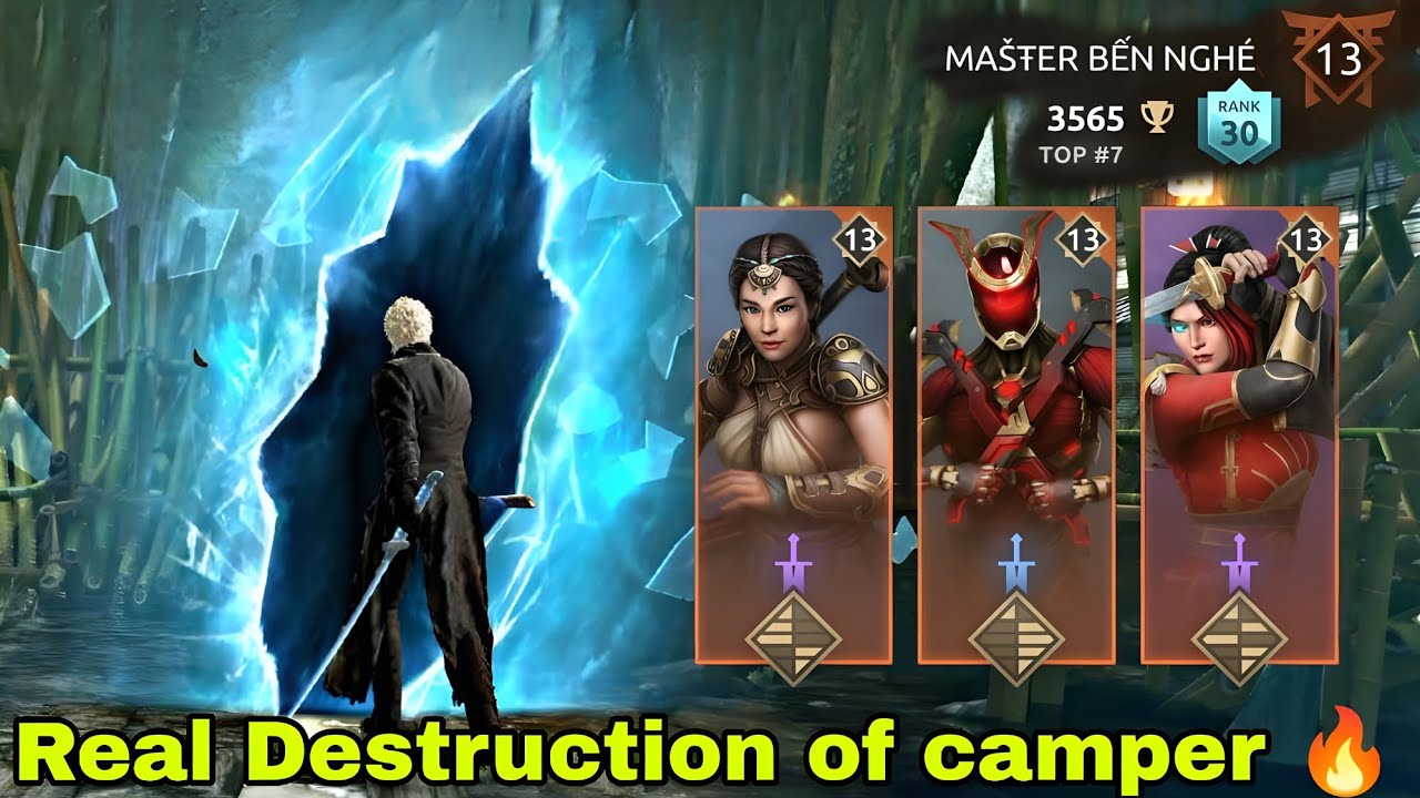 Destroying Asia's No.1 Shameless Camper 🤡 | Shadow Fight 4 Arena #shadowfight4