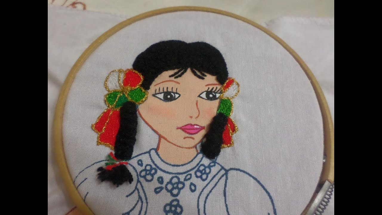 Bordado Fantasia Cabello y Trenzas