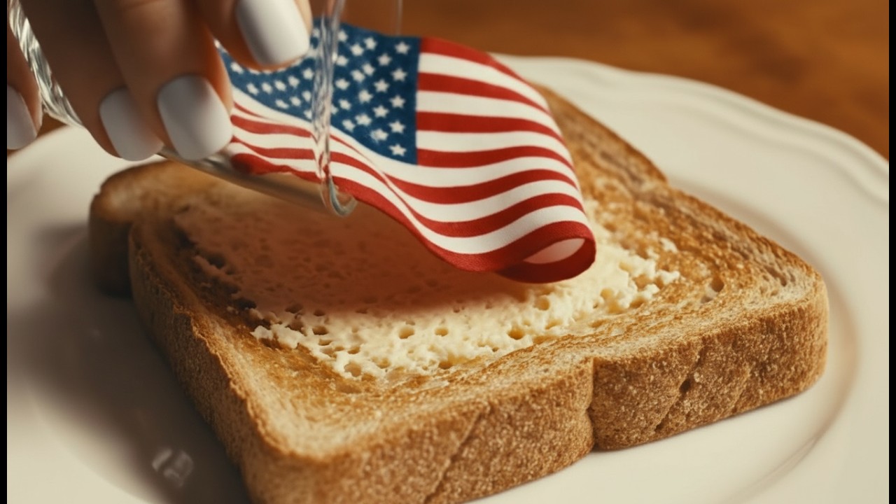 Delicious flags of the world on toast, ASMR | 😍  Strangely satisfying relaxing food (4K, no talking)