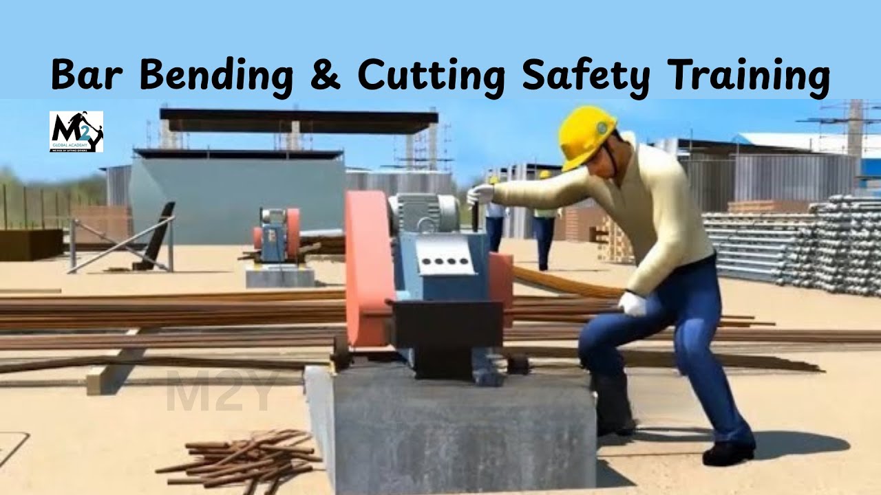 Bar Bending & Cutting Safety Training | Safe System of Work by M2Y #barcutting #machine #training