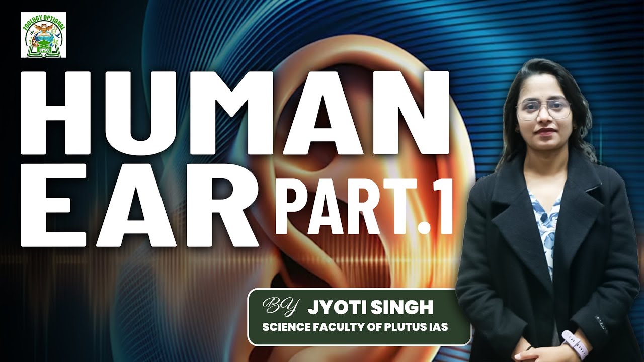 Human Ear Anatomy | Part 1 | Structure & Functions | Biology by Jyoti Singh
