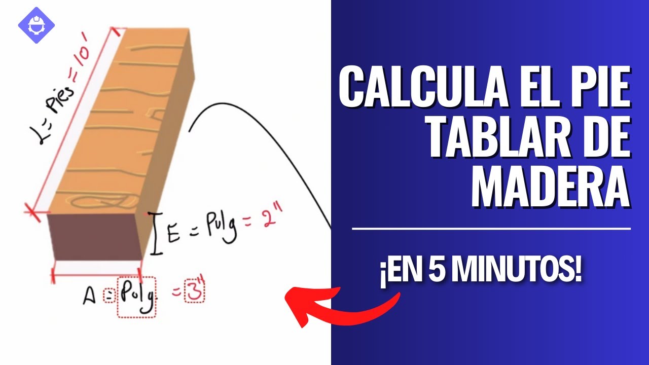 Aprende a calcular pie tablar de madera en 5 minutos