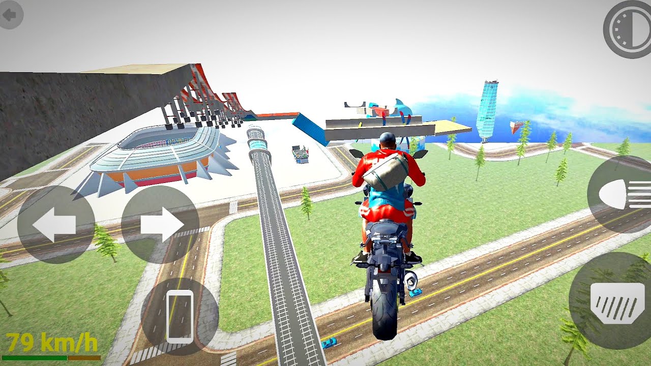Air rush with Kawasaki bike 🚲