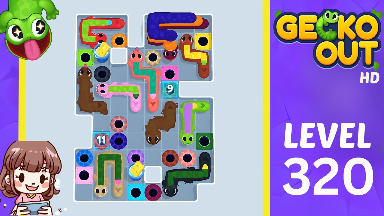 Gecko Out Level 320 Solution Walkthrough