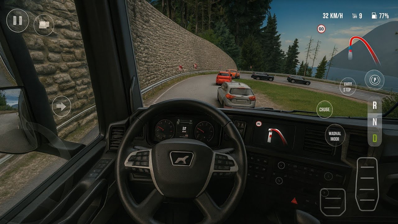 🚚DRIVE REAL TRUCK Simulator 🛣Making a delivery in Premium Gameplay✅️Rigid chasis MAN TGX Truck👏