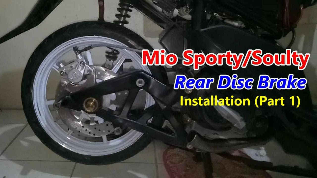 Mio Sporty Rear Disc Brake Installation