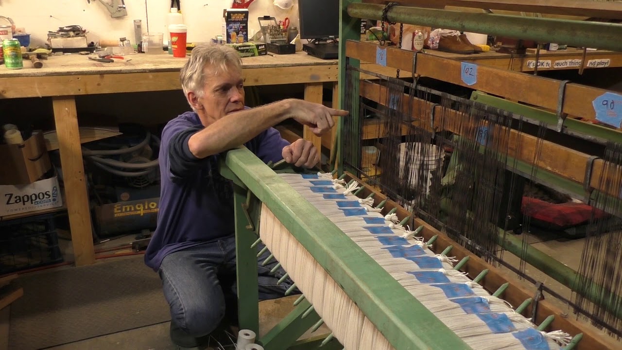 Одеваем ковроткацкий станок Union Loom Works Custom