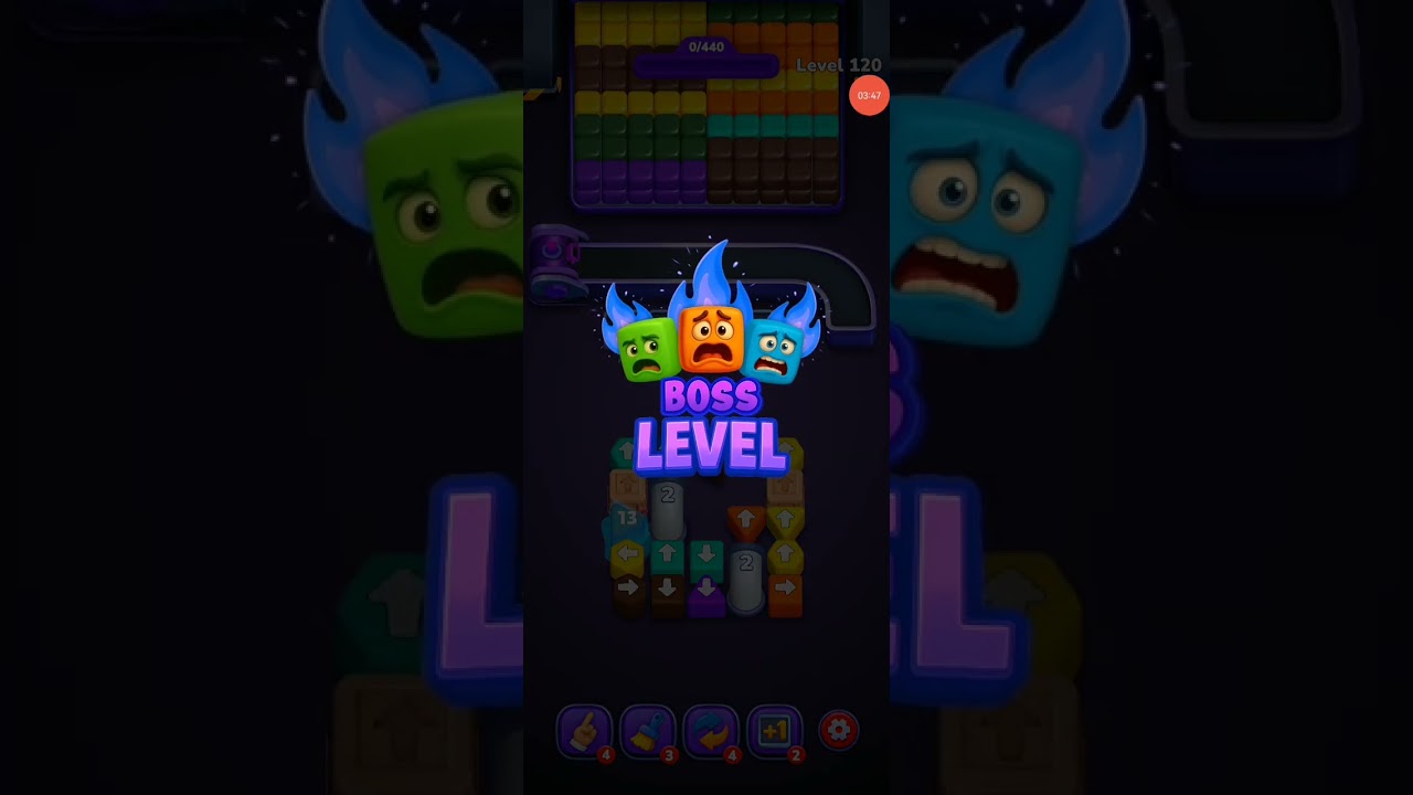 Angry Blocks Cube Blast Level 116-120 Gameplay Walkthrough