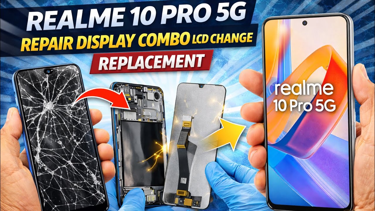 Realme 10 pro 5G Repair Display Combo Lcd change Replacement