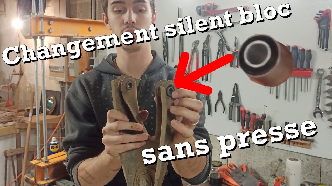 Comment Remplacer Facilement des Silentblocs ( triangle supérieur de 4l )