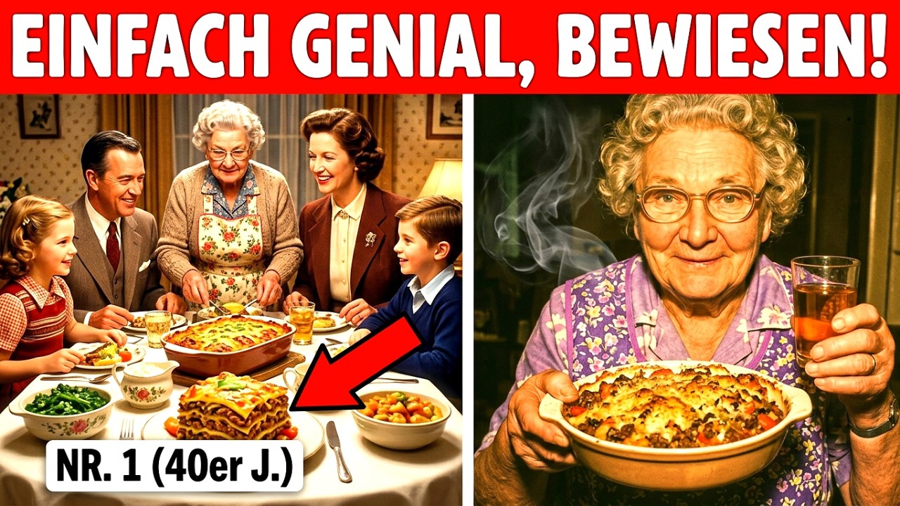 25 VERGESSENE Rezepte aus den 40ern, Die Laut Wissenschaft Einfach GENIAL Waren