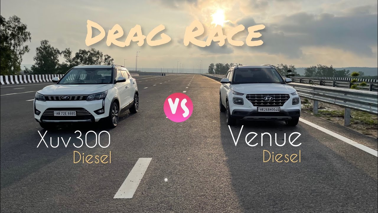 Drag Race : Mahindra Xuv 300 Vs Hyundai Venue 😎|Mahindra’s Rocket Car🚀|Khushal Dagar