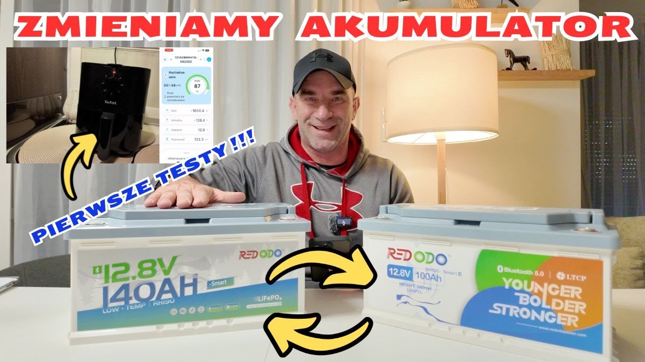 Zmieniamy akumulator w kamperze / REDODO 140 Ah / Majsterkowanie / vlog 4K / vlog #121
