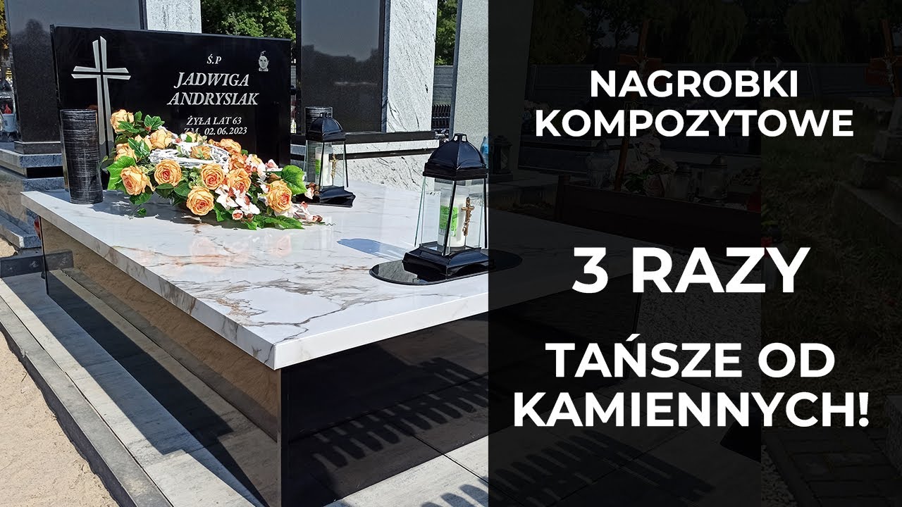 Nagrobki kompozytowe biją rekordy popularności. Czy warto je kupić?