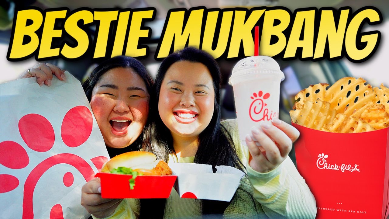Chick-Fil-A Mukbang with @Michelle Yeji  먹방 Eating Show (Bestie Mukbang) *THE BEST MEAL!!!*