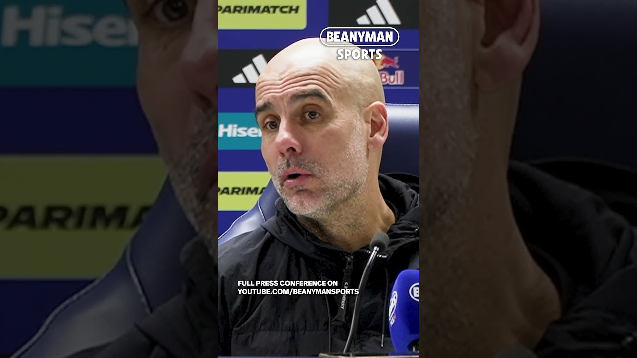 W***ER! W***ER! 😂 Pep Guardiola laughs off the abuse from Leeds fans