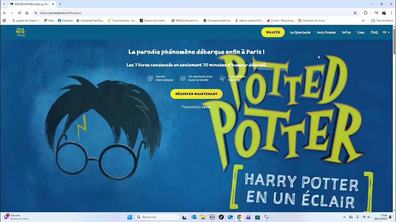 Potted potter une comédie hilarante et drôle qui a fait le tour du monde