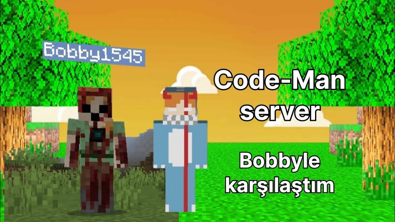 Bobby karşılaştım Minecraft Ama codeman server #aboneol #minecraft #keşfetbeniöneçıkar #boralo 