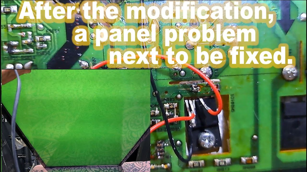 Samsung 32-inch smart LED TV. (power supply modification)