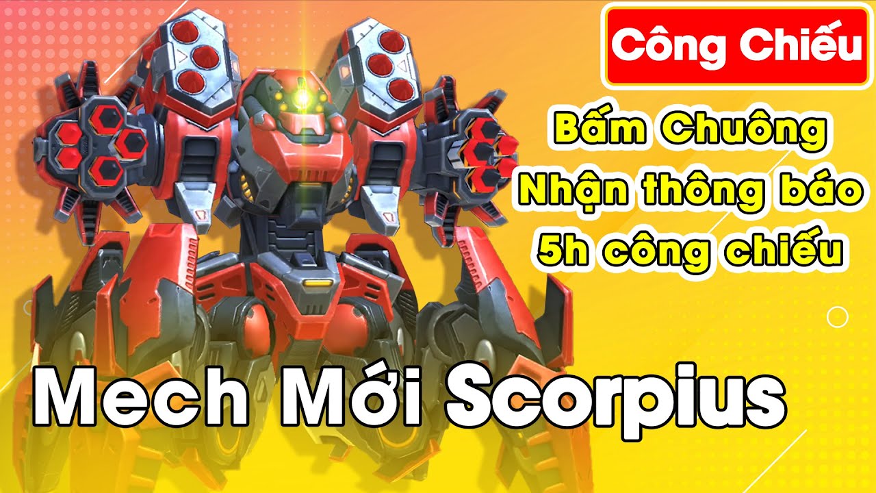 Mech Arena VN# 812| Robot mới Scorpius - Scorpius Phóng Lao 16