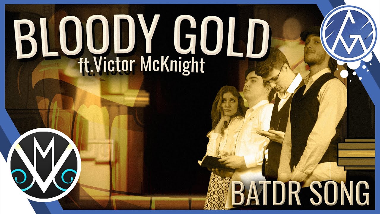 🎶BENDY AND THE DARK REVIVAL SONG (Bloody Gold) ANIMATED LYRICS VIDEO - GM (ft.@VictorMcKnight )🎶