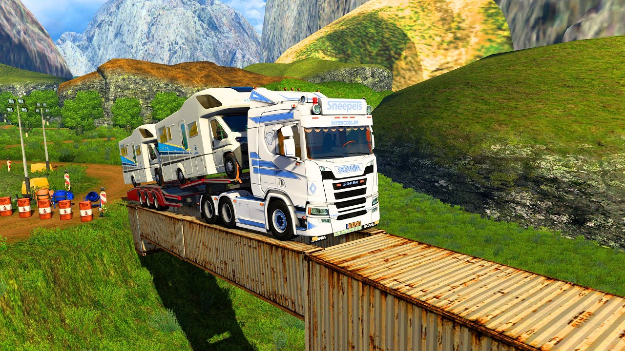 Euro Truck Simulator 2 Realistic Truck Driving Gameplay Ep198 