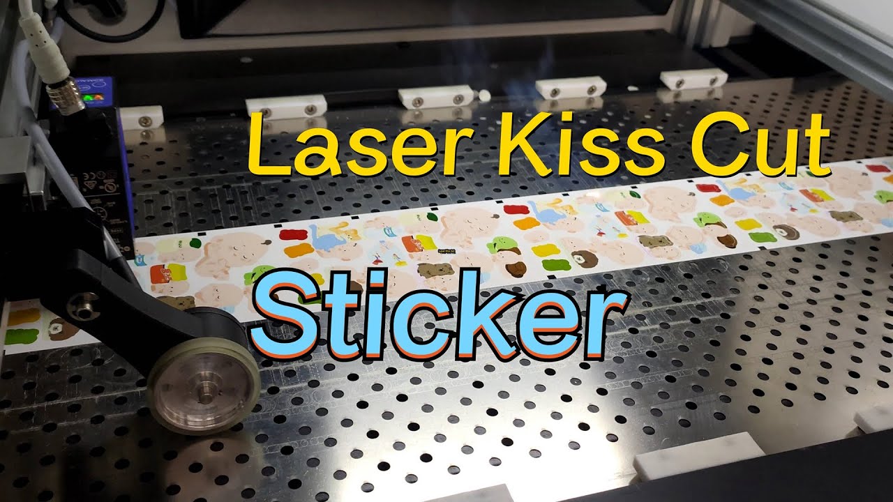 Sticker Laser Cutter, Roll to Roll Laser Kiss Cutting - Golden Laser
