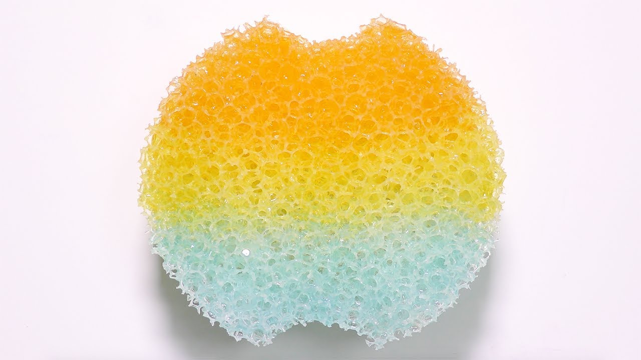 【DIY】パチパチスポンジスライムの作り方【slime ASMR】