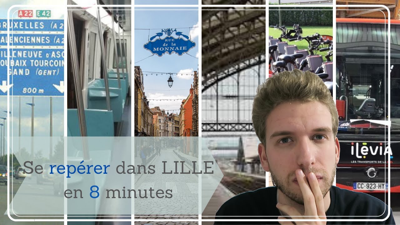 Lille maps : transports ILEVIA et quartiers du centre ville